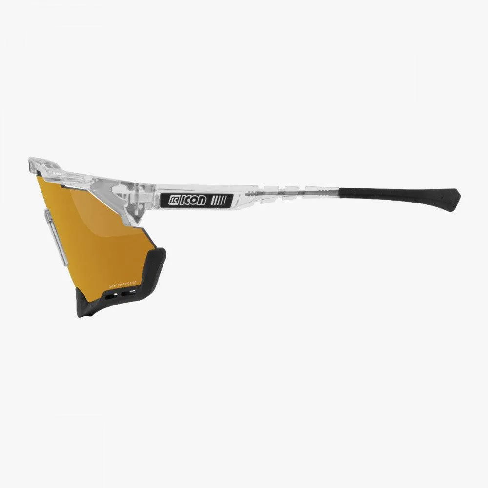 Scicon Aeroshade XL Sport Sunglasses (Multimirror Bronze/Crystal Gloss)
