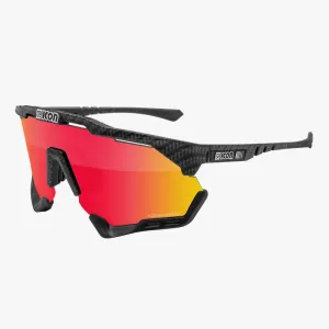 Scicon Aeroshade XL Sport Sunglasses (Multimirror Red/Carbon Matt)