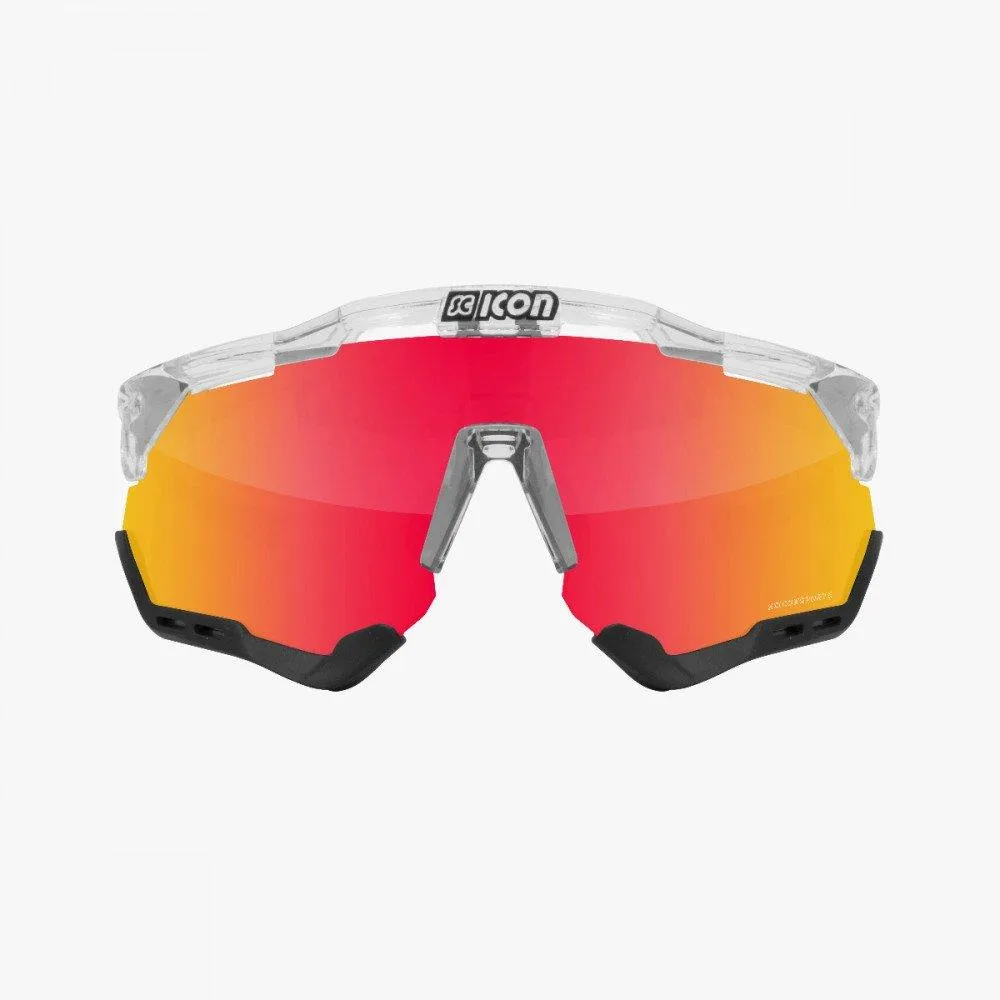 Scicon Aeroshade XL Sport Sunglasses (Multimirror Red/Crystal Gloss)