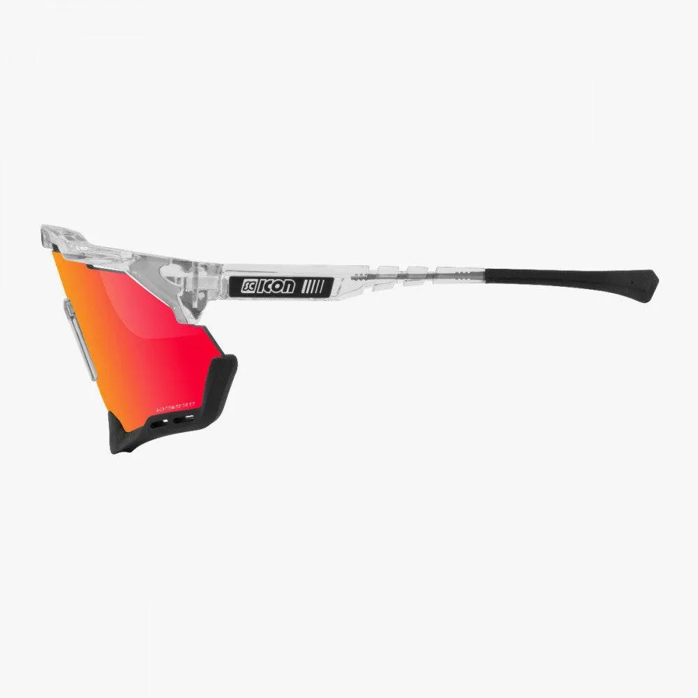 Scicon Aeroshade XL Sport Sunglasses (Multimirror Red/Crystal Gloss)
