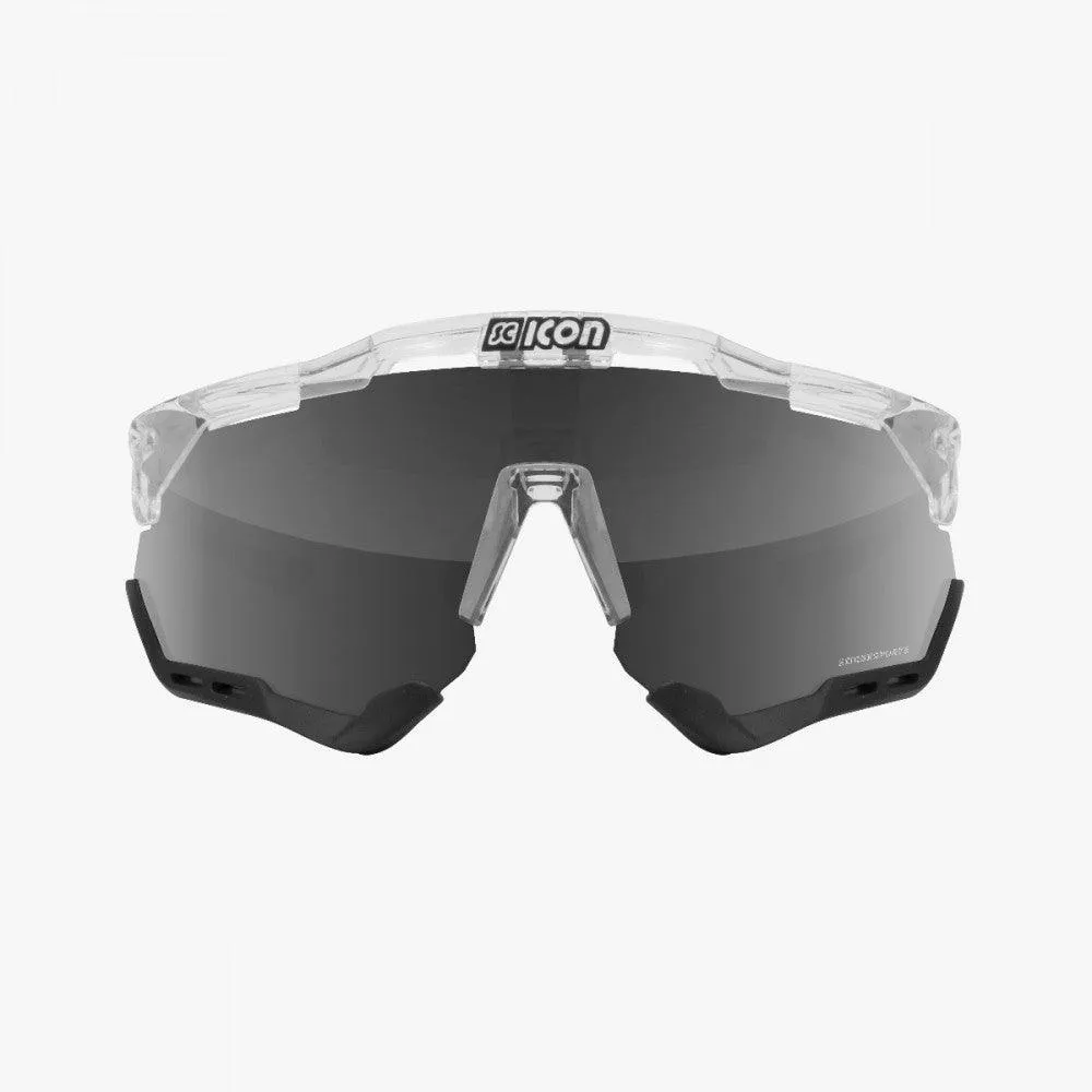 Scicon Aeroshade XL Sport Sunglasses (Multimirror Silver/Crystal Gloss)