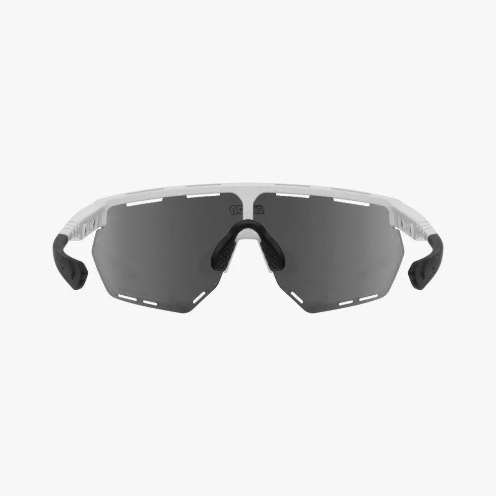 Scicon Aerowing Sport Sunglasses (Multimirror Blue/White Gloss)