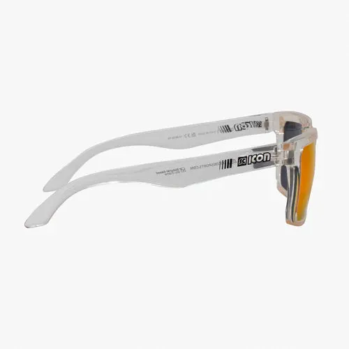 Scicon Gallio Sport Sunglasses (Crystal Gloss/Multimirror Red)