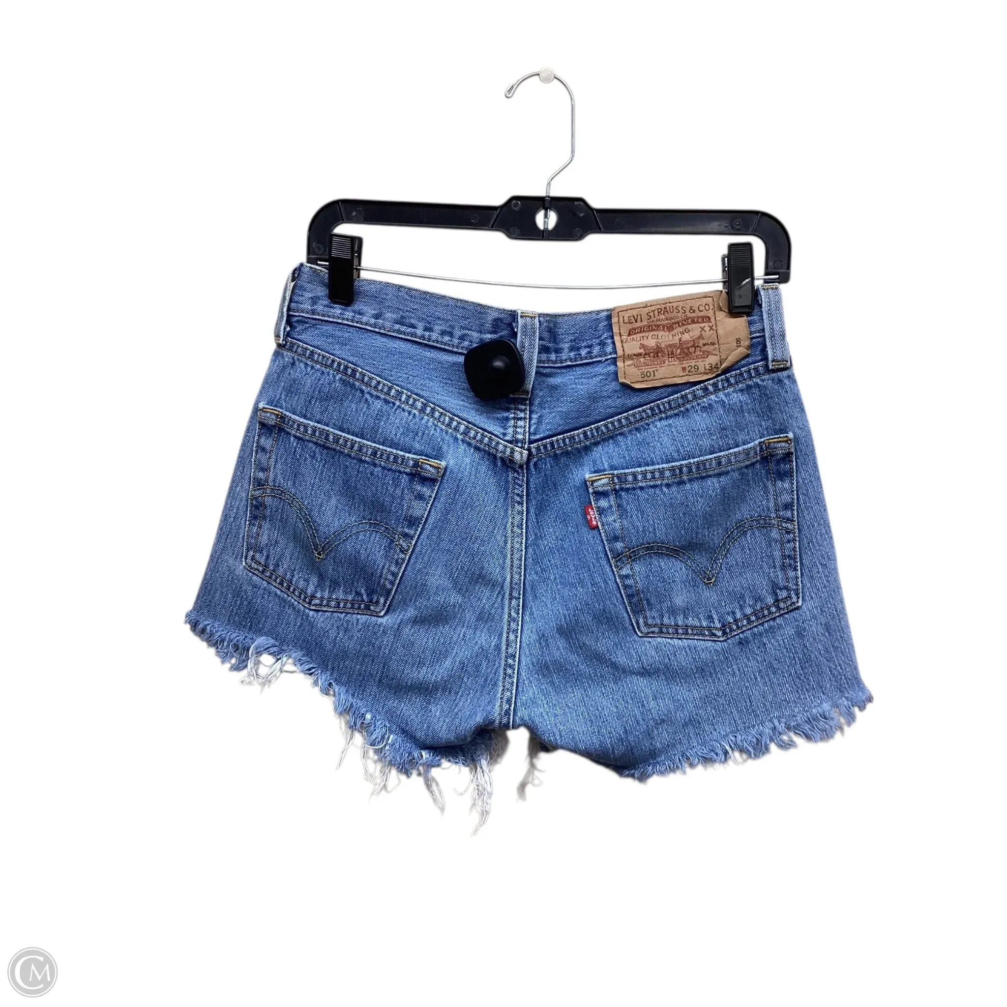Shorts By Levis In Blue Denim, Size: 8