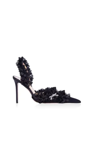 SILK SLINGBACK PUMPS Gloria Lanvin