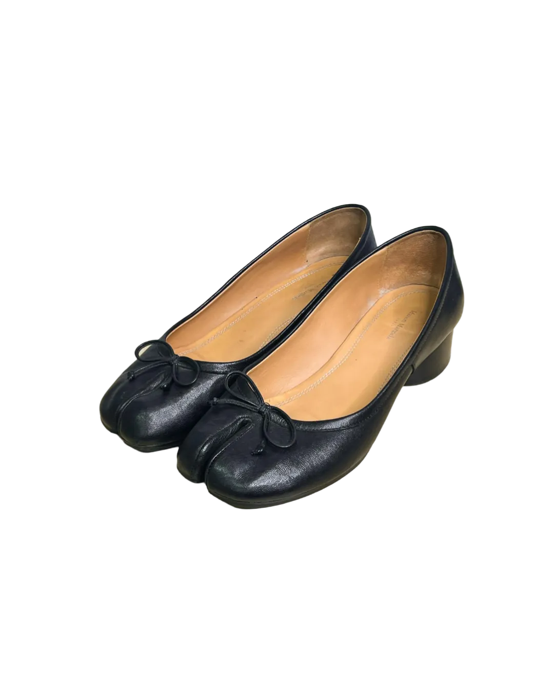 Size 39 | Maison Margiela Tabi Leather Ballerina Pumps