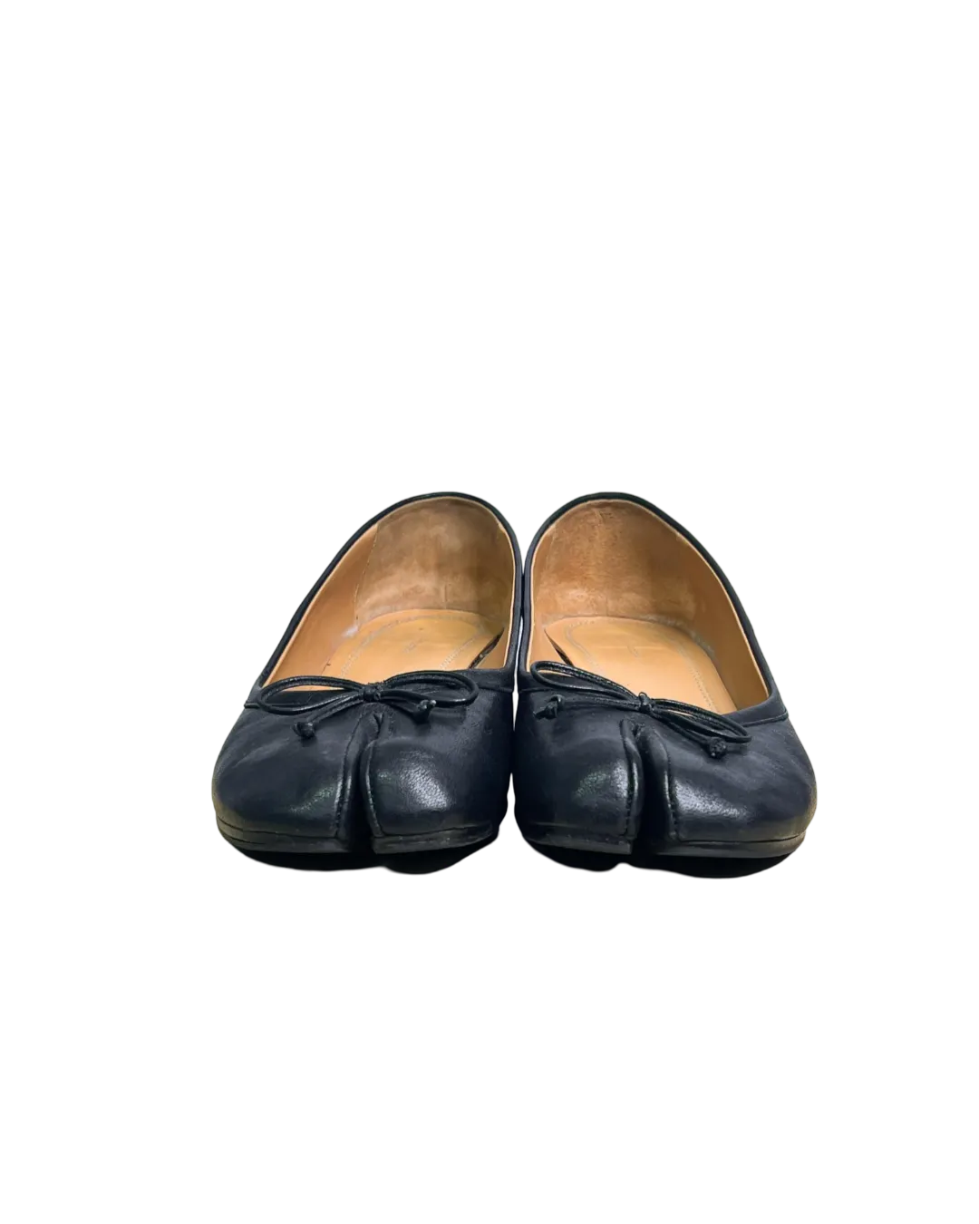 Size 39 | Maison Margiela Tabi Leather Ballerina Pumps