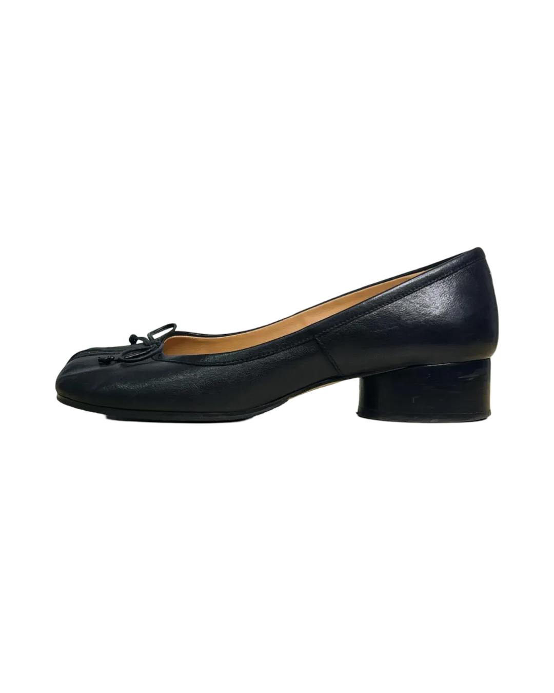 Size 39 | Maison Margiela Tabi Leather Ballerina Pumps