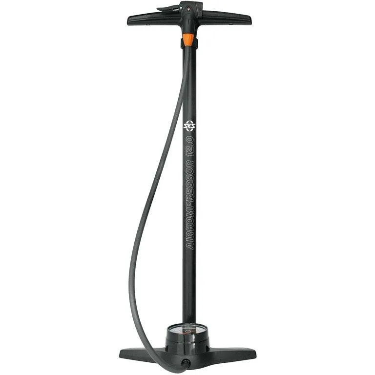 SKS Airkompressor 12.0 Multivalve High Volume Floor Pump (Black)