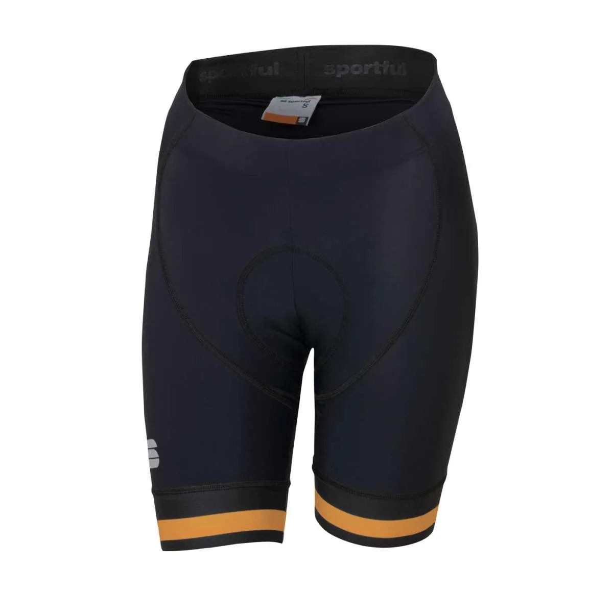 Sportful Classic Women's Cycling Shorts (Black/Gold)