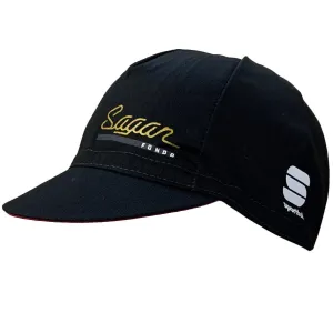 Sportful GF Sagan Cap (Black/Ruby Wine)