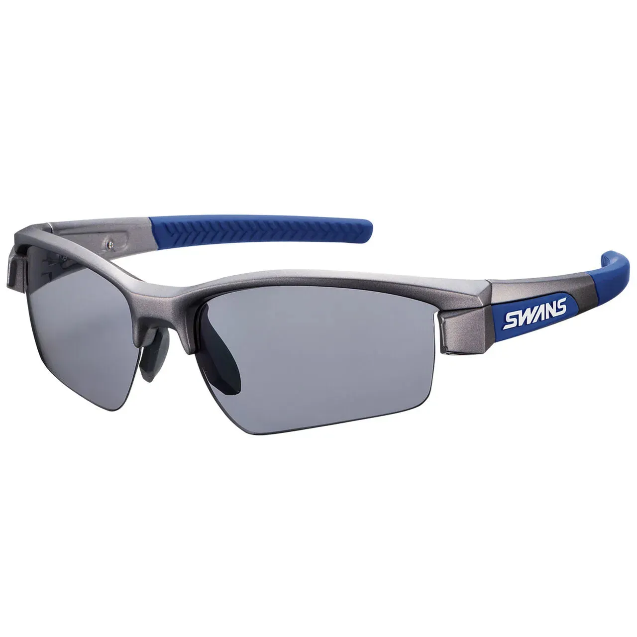Swans LI SIN-0151 Sport Sunglasses (Polarized Smoke/Matt Gun Metalica)