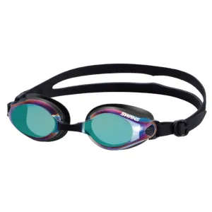 Swans SW-45M Swimming Goggles (Navy/Emerald)