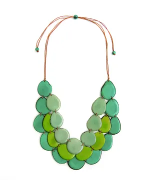 Tagua Amigas Lime Mint Necklace