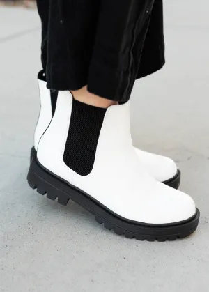 Teri White Chelsea Boots