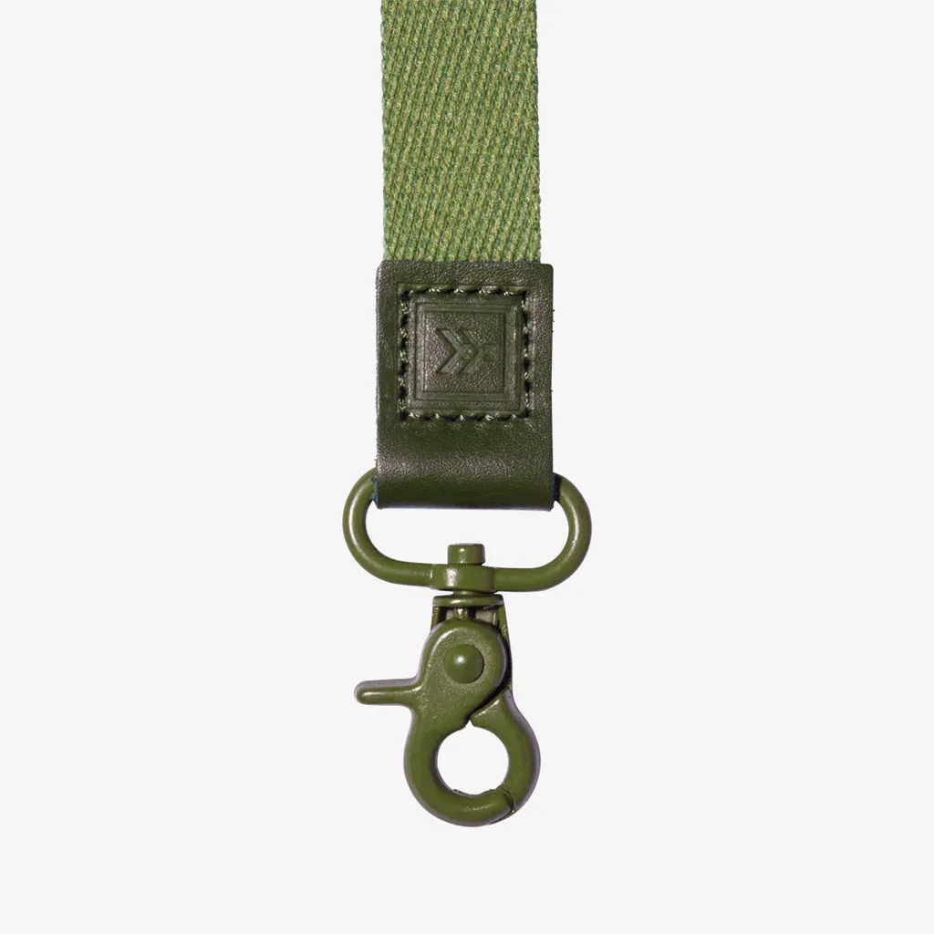 Thread Wallets Olive Wrist Lanyard
