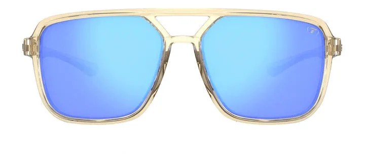 Tifosi Salto Sport Sunglasses (Sky Blue Mirror/Golden Ray)