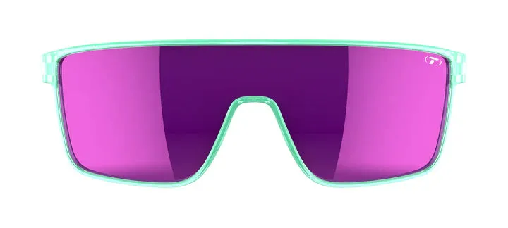 Tifosi Sanctum Sport Sunglasses (Rose Pink Mirror/Aqua Shimmer)