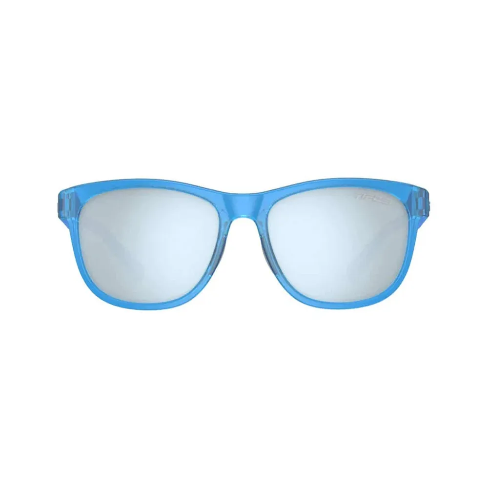 Tifosi Swank Sport Sunglasses (Crystal Sky Blue/Smoke Bright Blue)