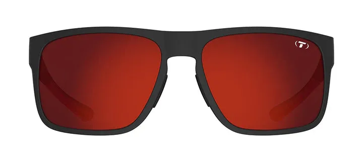 Tifosi Swick Sport Sunglasses (Satin Black/Crimson Frame)
