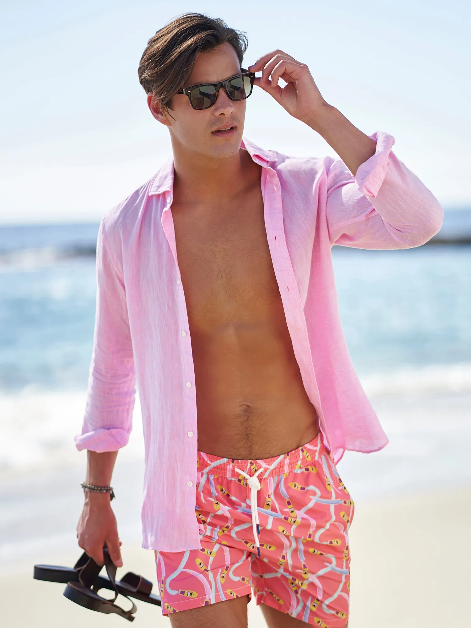Tiki Solid Linen Shirt