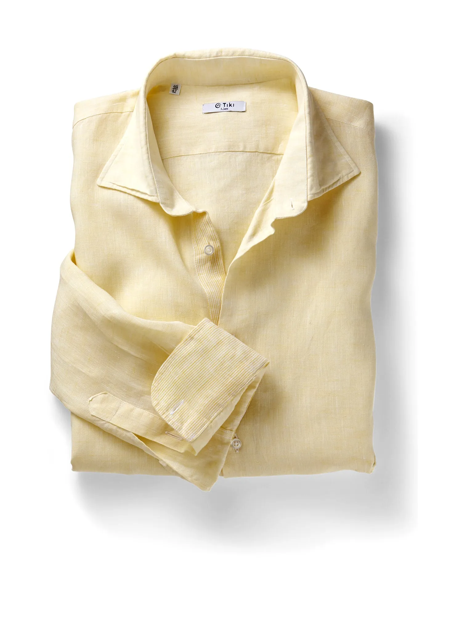 Tiki Solid Linen Shirt