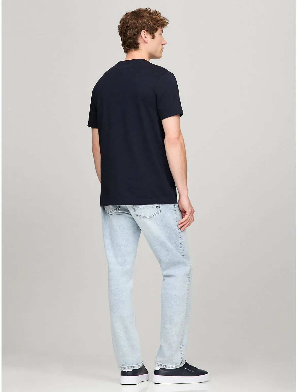 Tommy Hilfiger Men's Tonal Flag Logo T-Shirt
