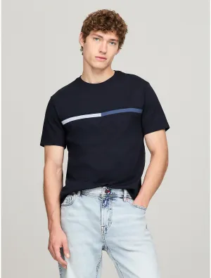 Tommy Hilfiger Men's Tonal Flag Logo T-Shirt