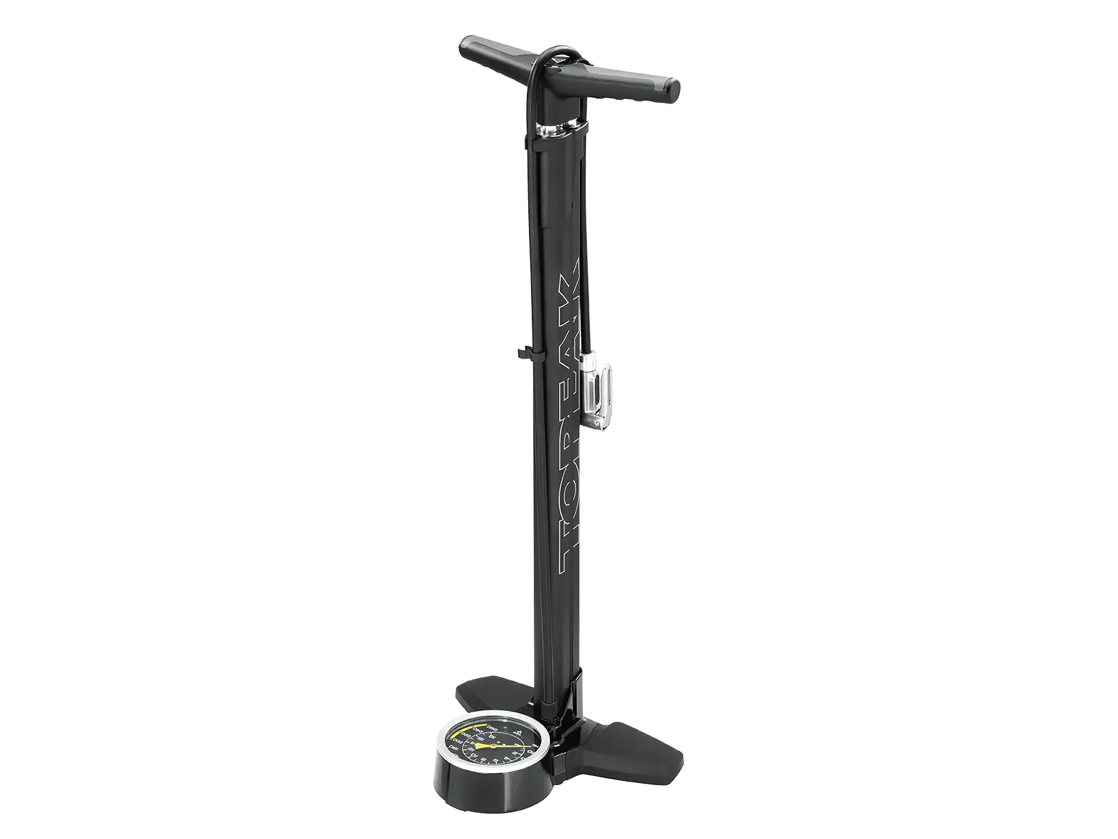 Topeak Joeblow Ace DX High Pressure/Volume Floor Pump (Black)