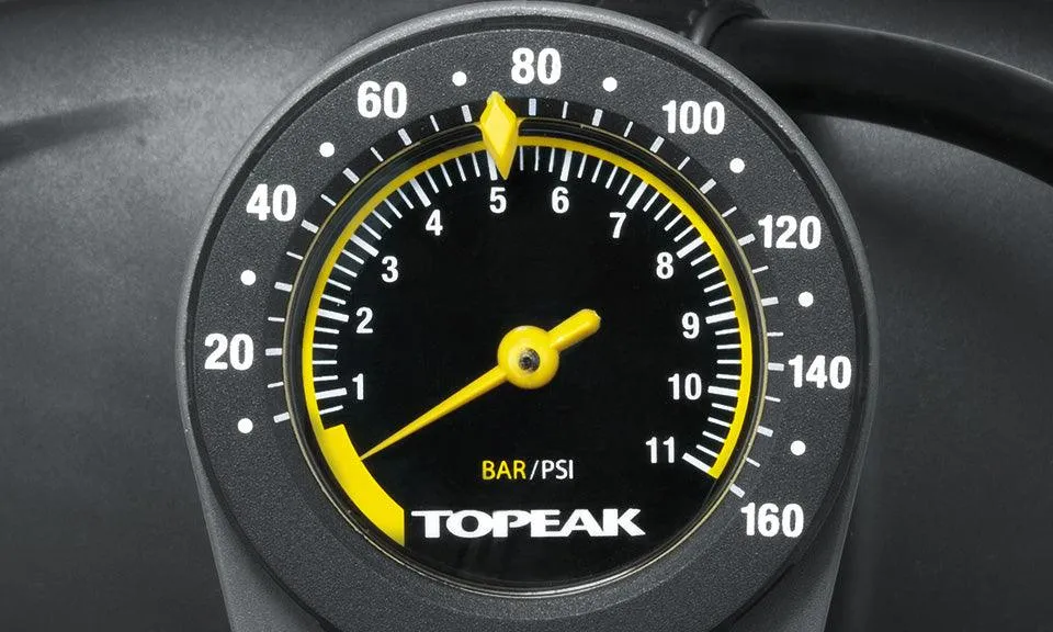 Topeak JoeBlow Max High Pressure Floor Pump (Black)