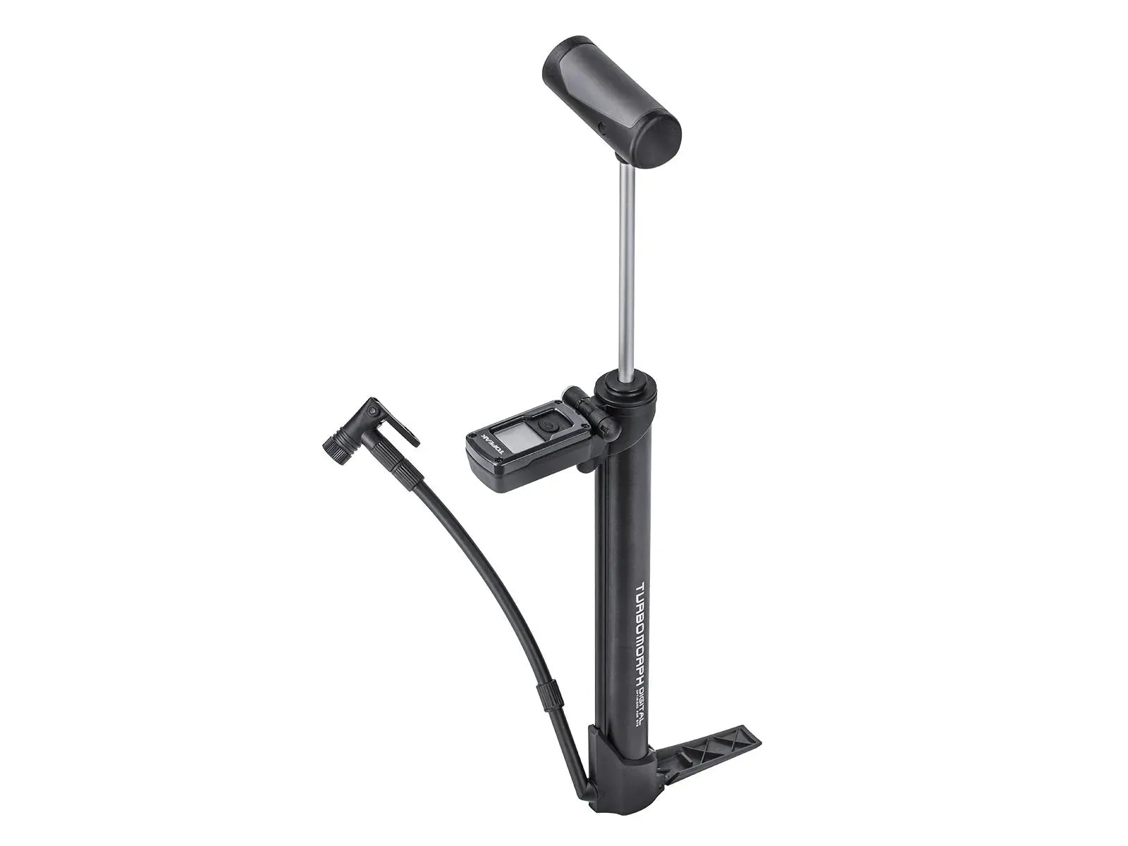 Topeak Turbo Morph Digital High Pressure Mini Pump (Black)
