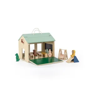 Trixie Wooden School With Accessories