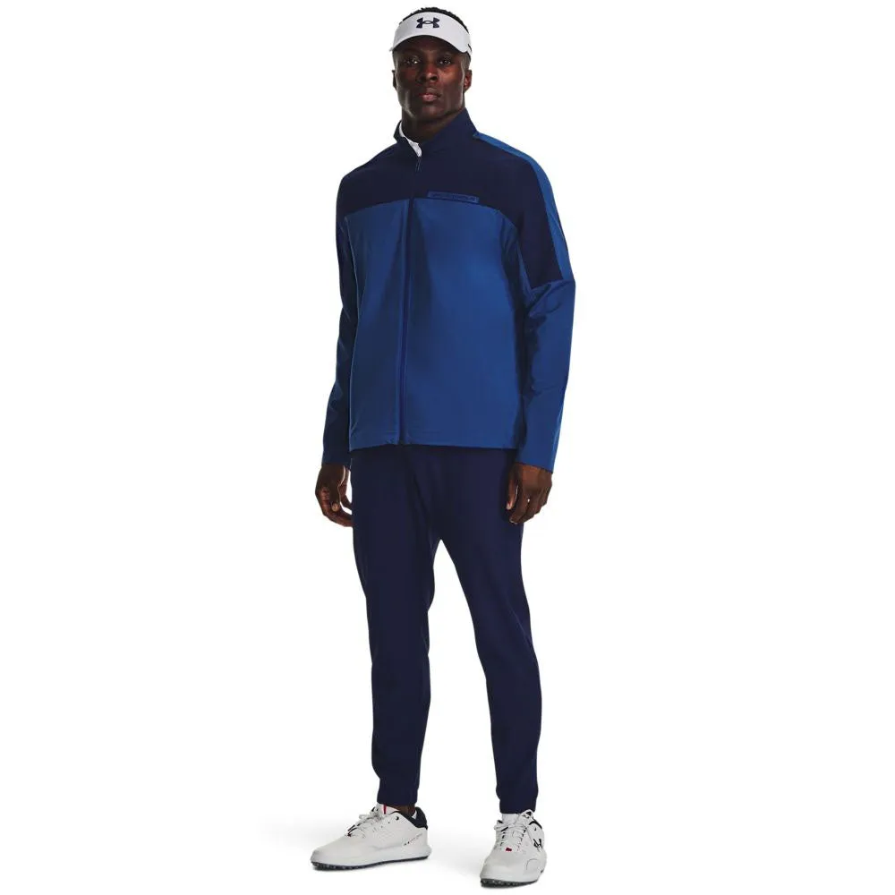 Under Armour Storm Windstrike Full Zip Pullover - Blue Mirage/Midnight Navy