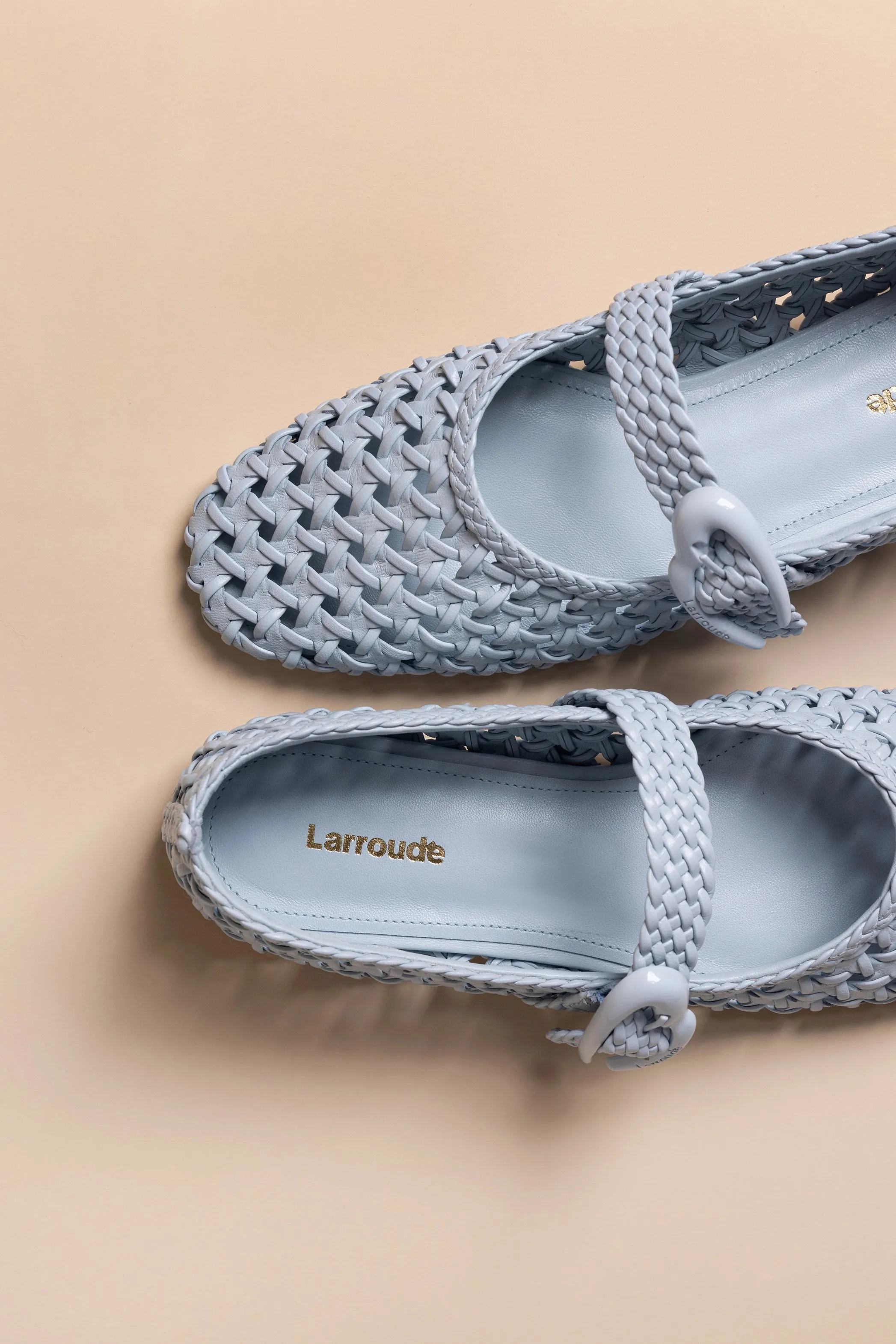 Verona Macrame Ballet Flat In Maya Leather