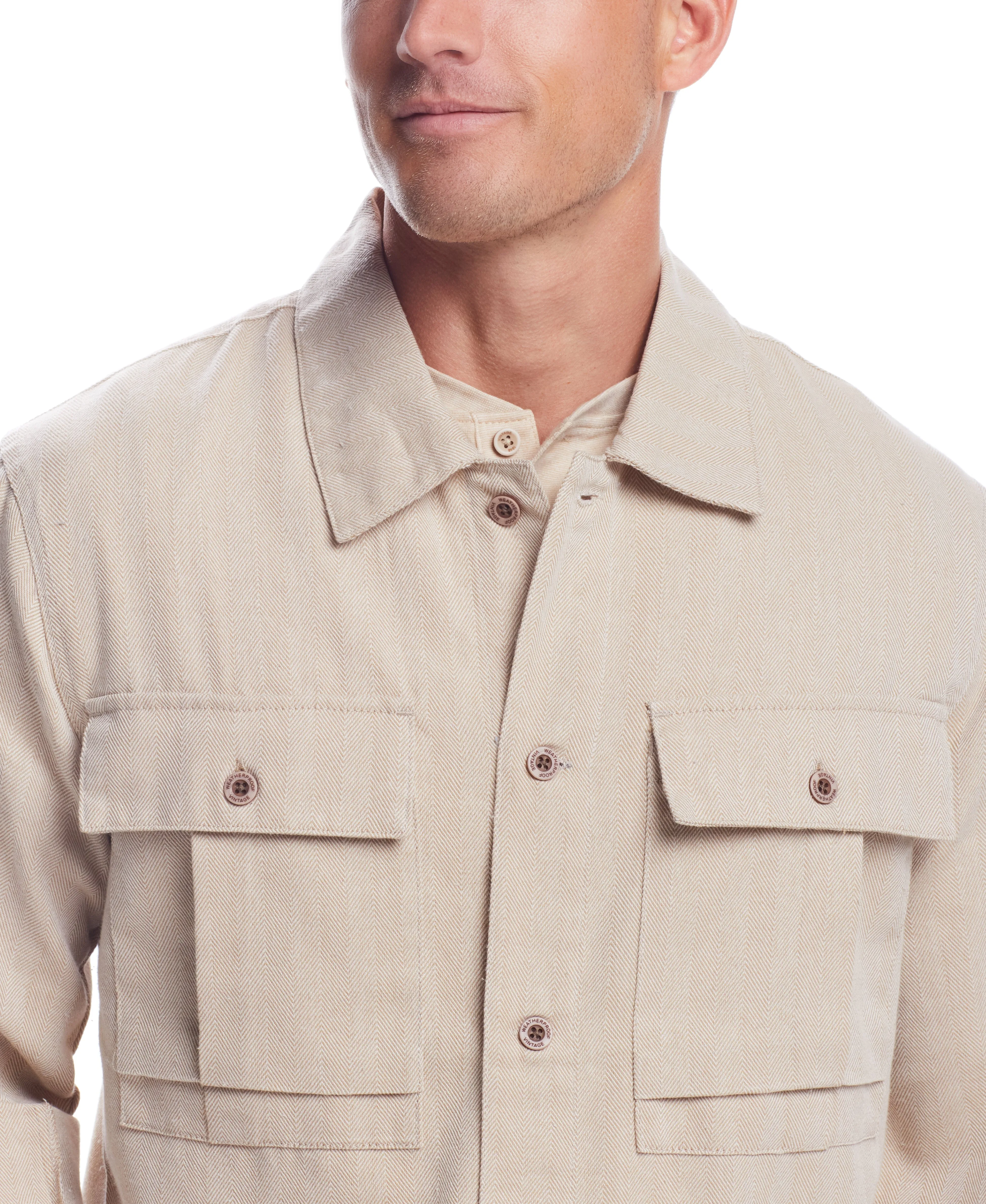 Weatherproof Vintage Men's Summer Shirt Jacket