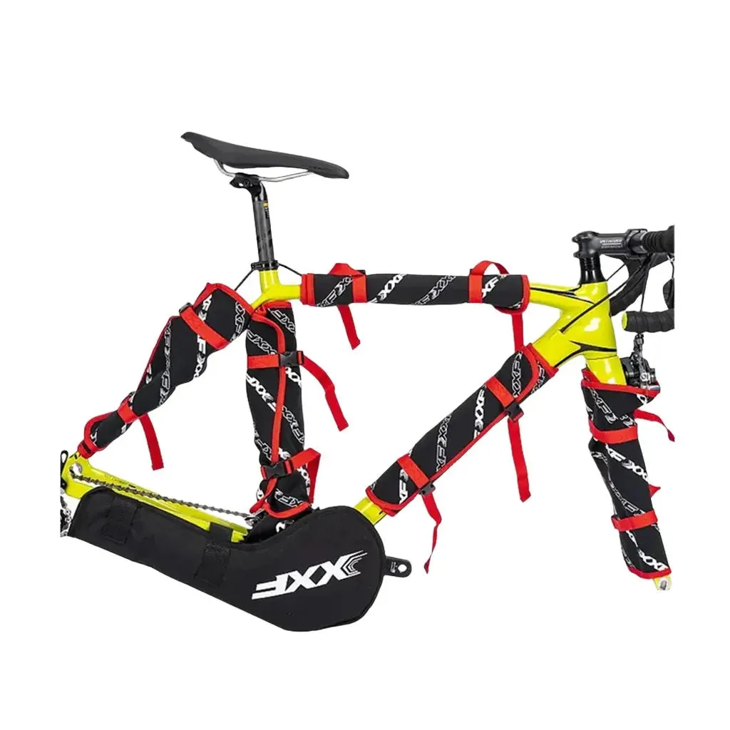 XXF NS01 Bike Frame Protection Set (Black/Red)