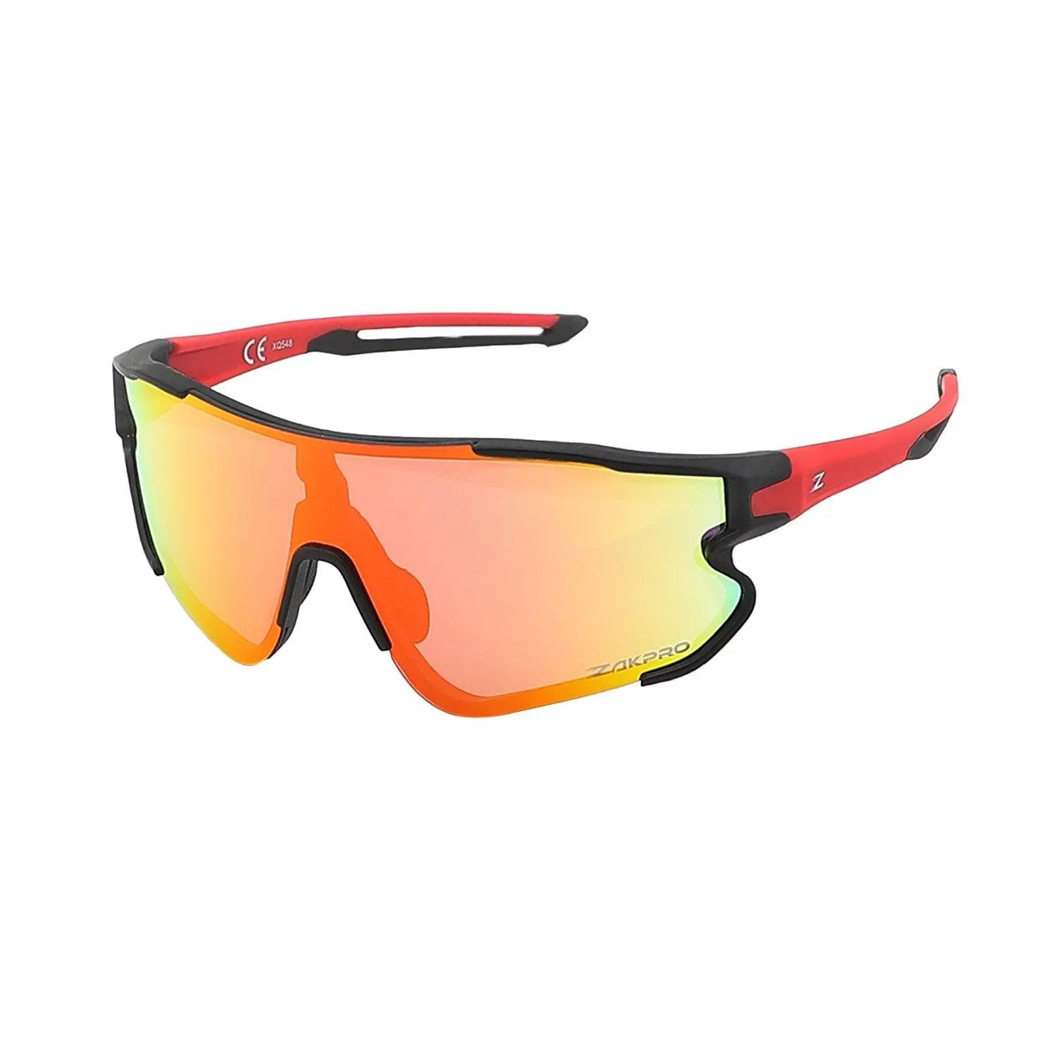 Zakpro Professional Outdoor Sport Sunglasses (Bright Red)