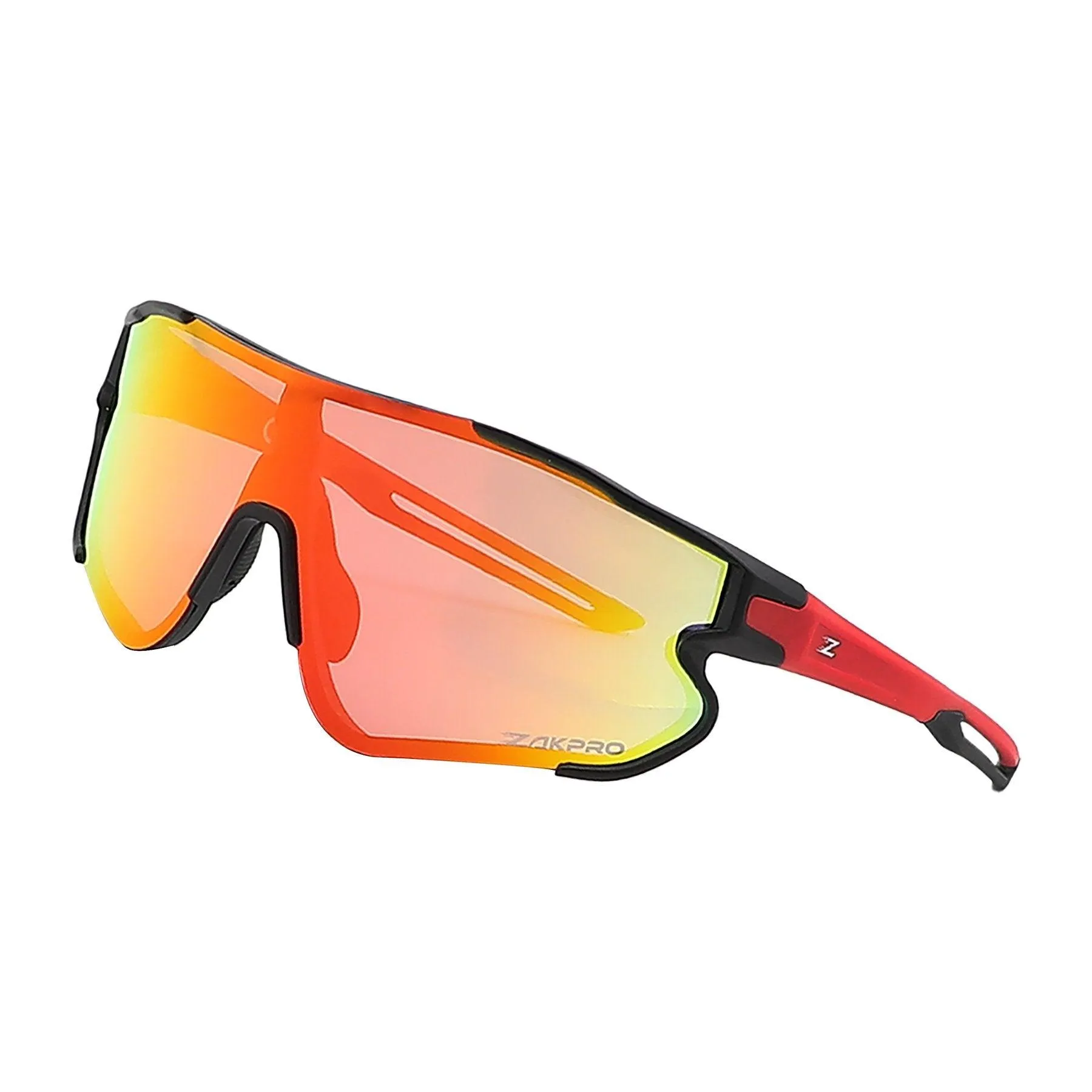 Zakpro Professional Outdoor Sport Sunglasses (Bright Red)