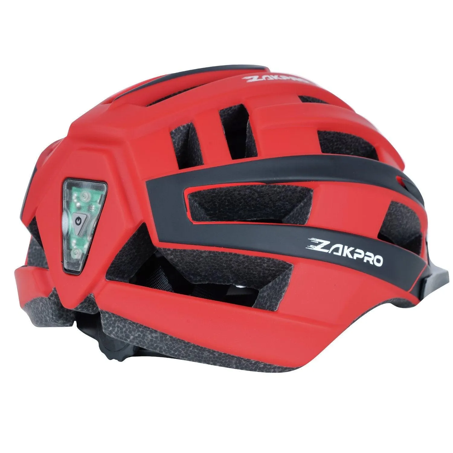 Zakpro Uphill MTB Cycling Helmet (Red)