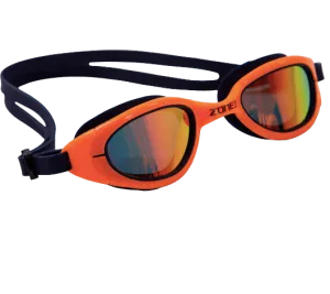 Zone 3 Attack Swimming Googles (Navy/Neon Orange)
