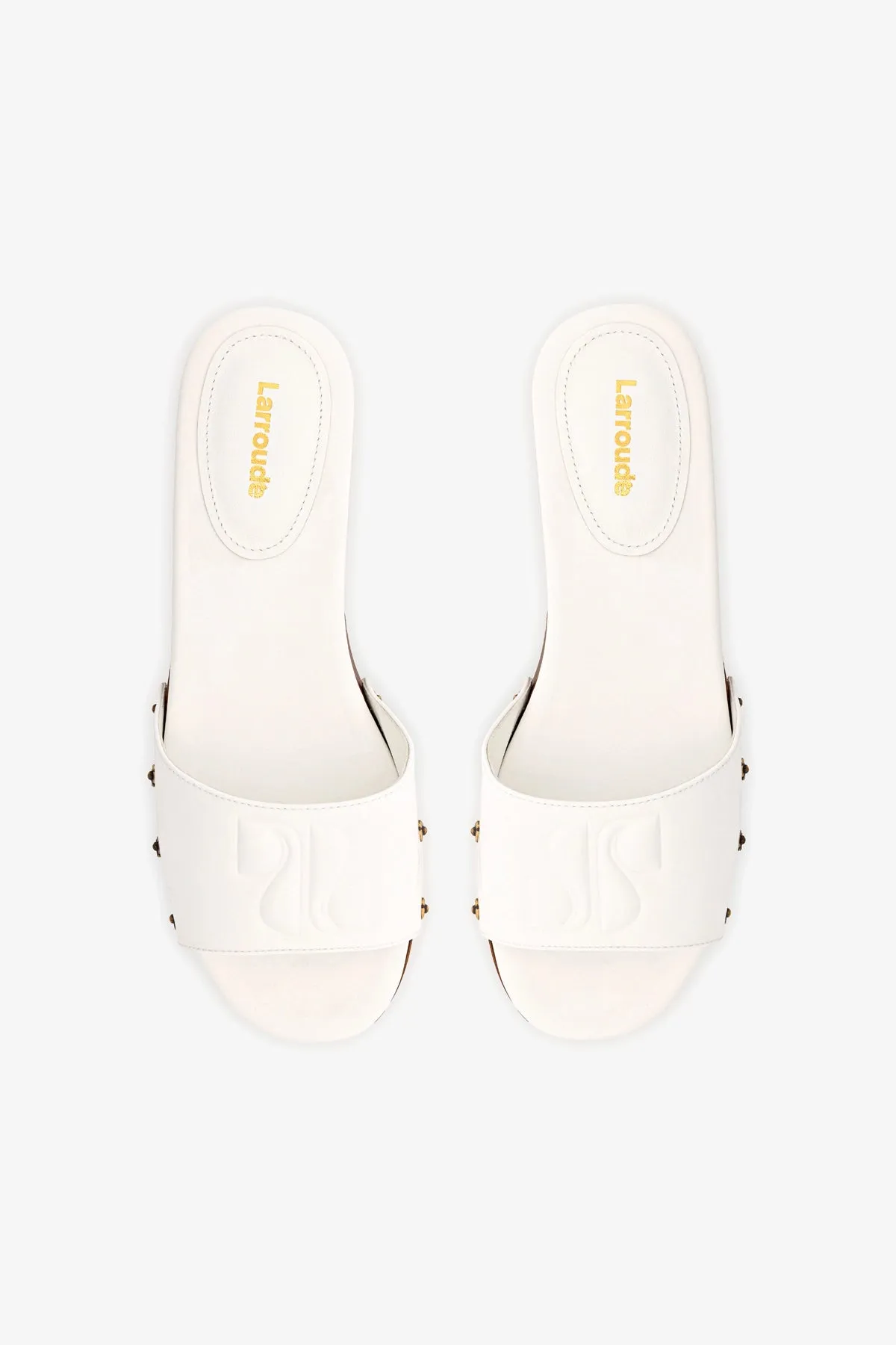 Zuzi Mule In White Patent Leather